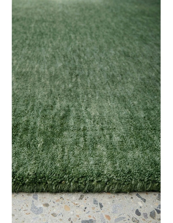 Conscious Loom Kinship Runner Rug in Forest Green image 5