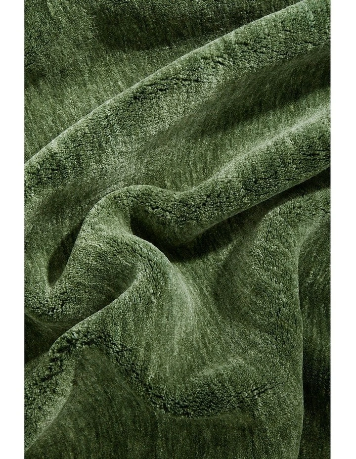 Conscious Loom Kinship Runner Rug in Forest Green image 6