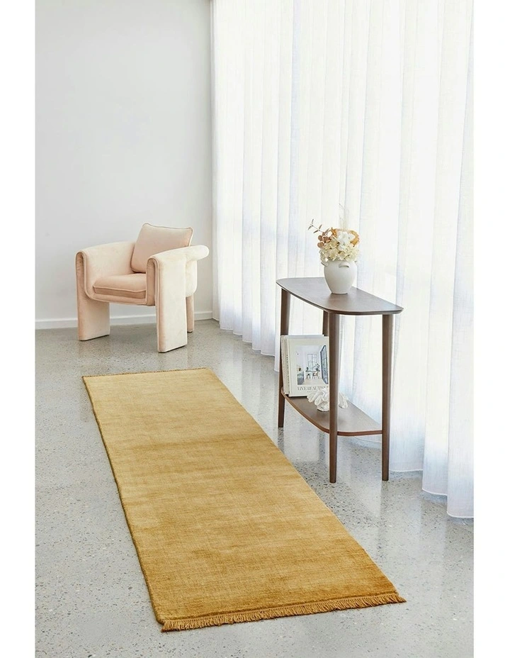 Conscious Loom Kinship Runner Rug in Honey image 1