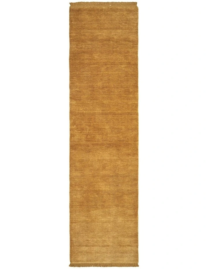 Conscious Loom Kinship Runner Rug in Honey image 2
