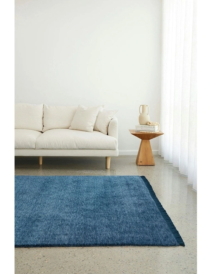 Conscious Loom Kinship Rug in Navy image 1