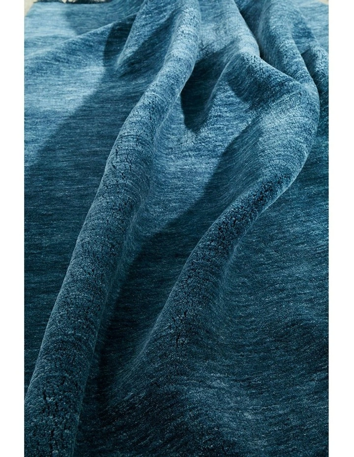 Conscious Loom Kinship Rug in Navy image 6