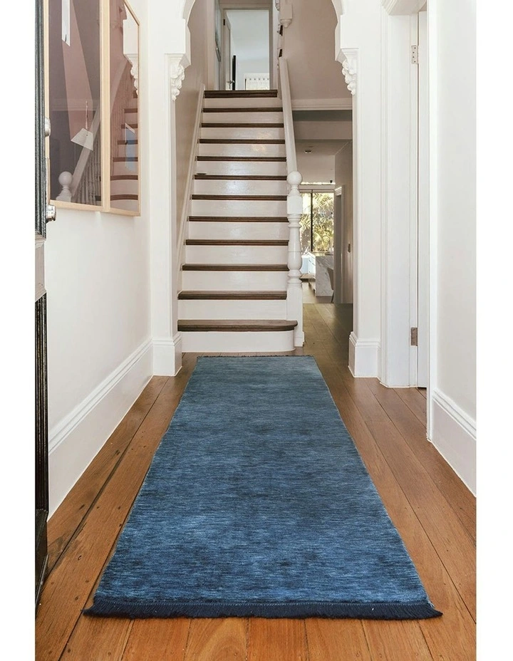 Conscious Loom Kinship Runner Rug in Navy image 2
