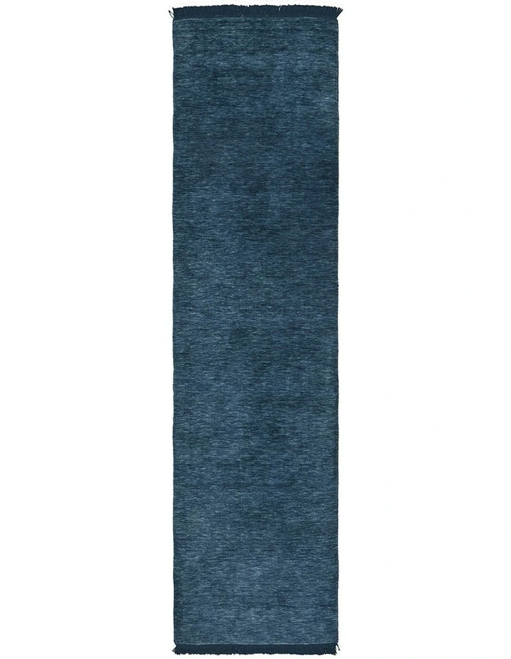 Conscious Loom Kinship Runner Rug in Navy image 3