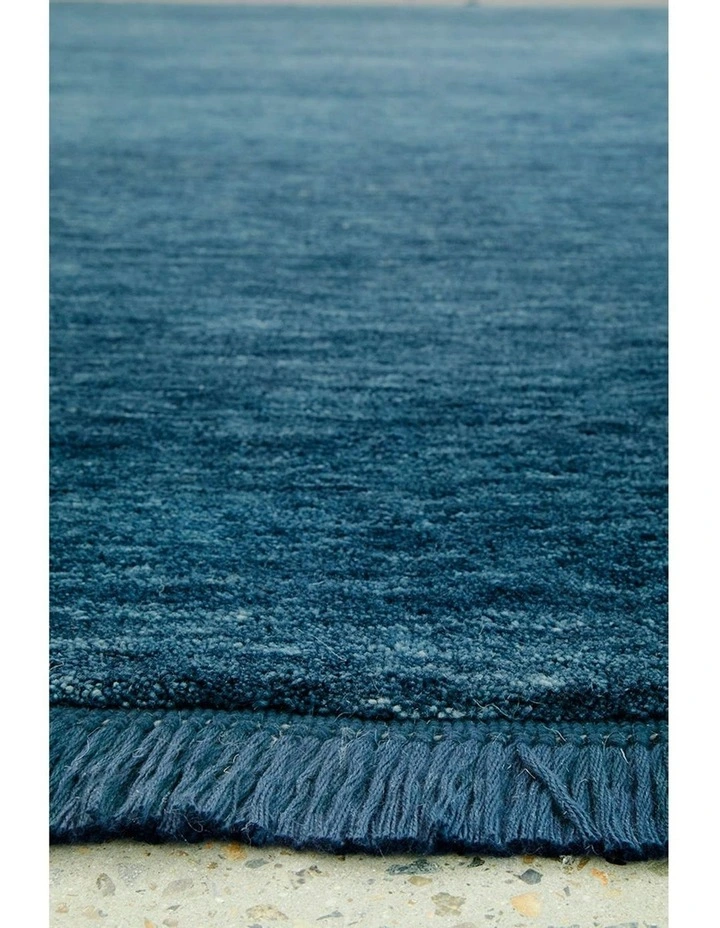 Conscious Loom Kinship Runner Rug in Navy image 4