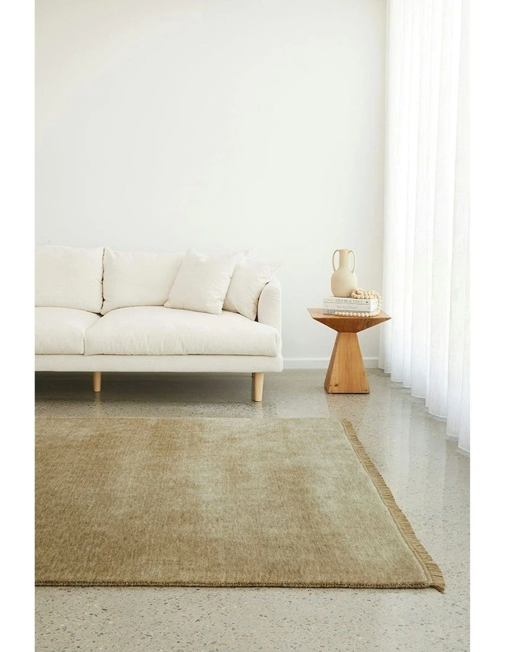 Conscious Loom Kinship Rug in Oyster image 1