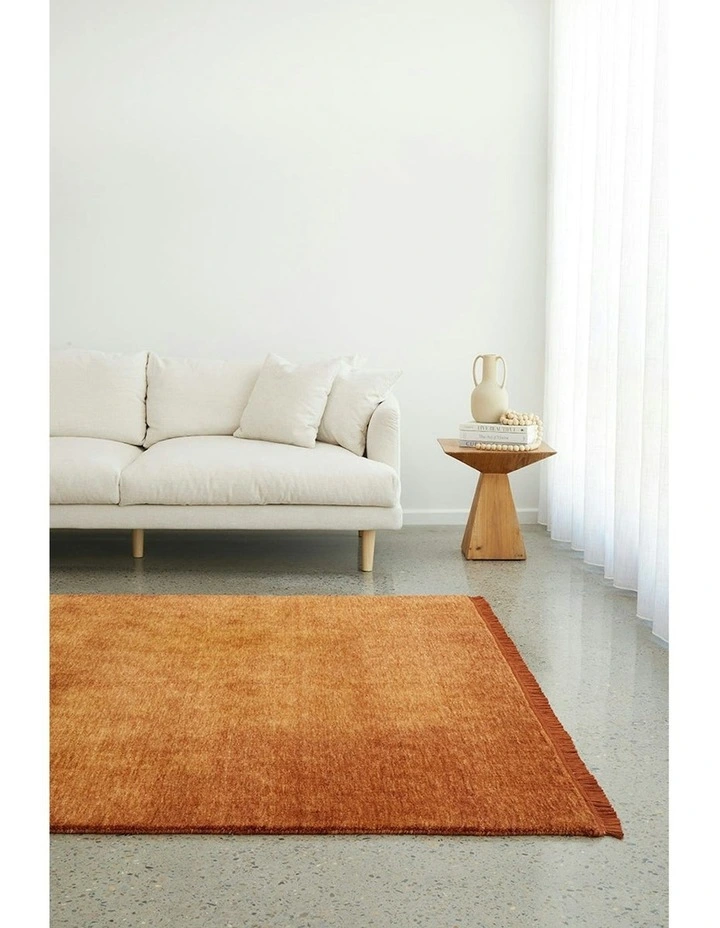 Conscious Loom Kinship Rug in Paprika image 1