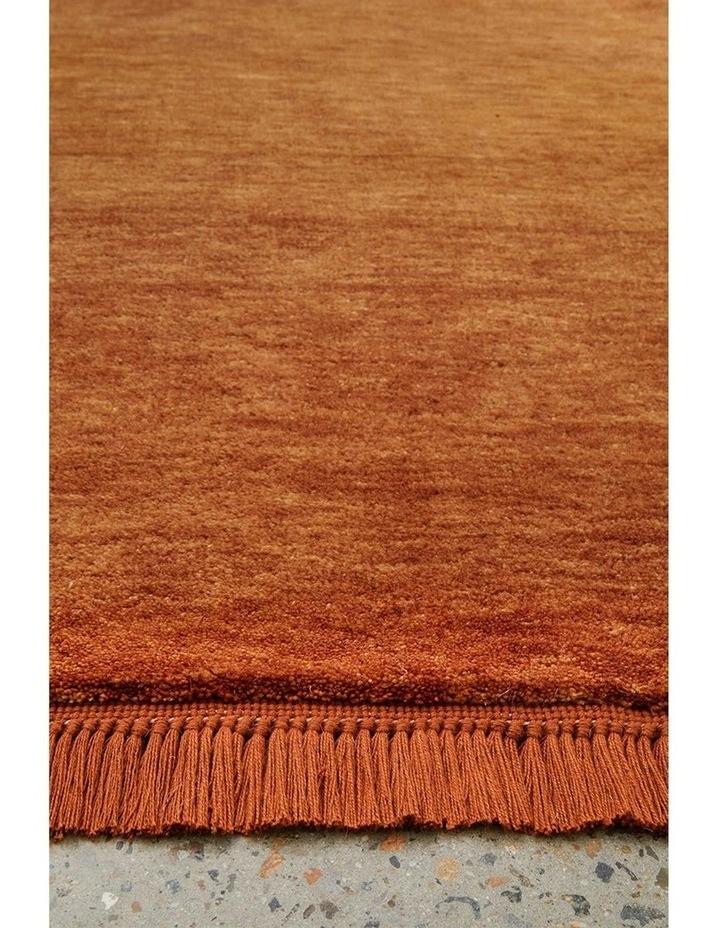 Conscious Loom Kinship Rug in Paprika image 4