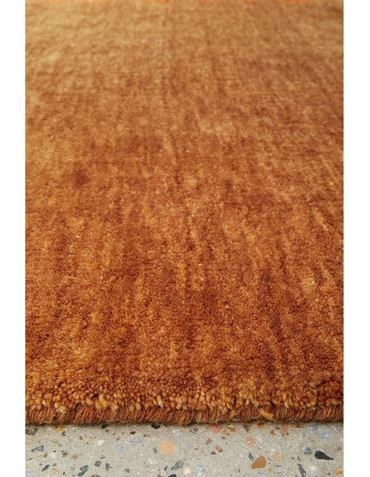Conscious Loom Kinship Rug in Paprika image 5