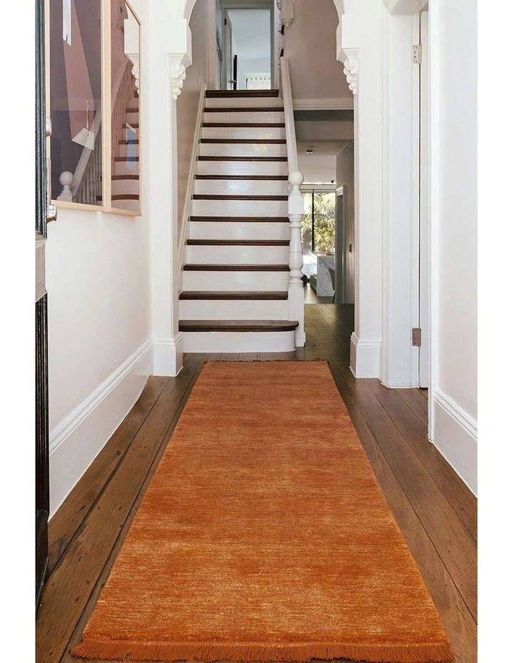 Conscious Loom Kinship Runner Rug in Paprika image 2