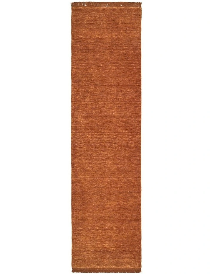 Conscious Loom Kinship Runner Rug in Paprika image 3