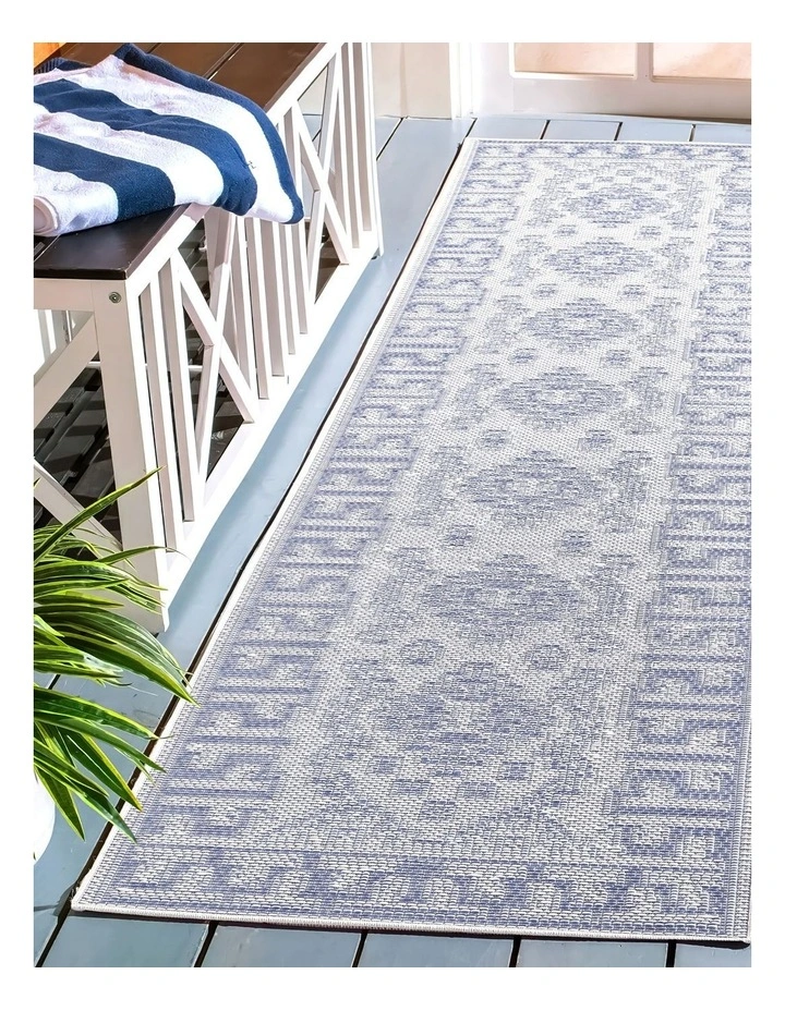 Patio Kuza Blue Rug image 2