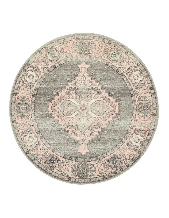 Avenue 703 Grey Round Rug image 1
