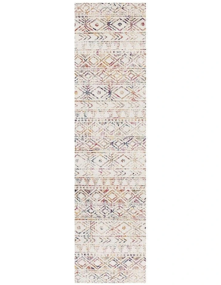 Oasis Ismail Rustic Runner Rug in Multi image 1
