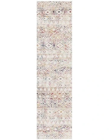 Oasis Ismail Rustic Runner Rug in Multi