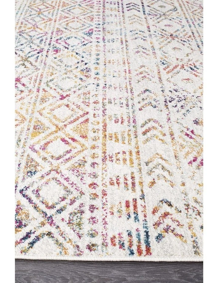 Oasis Ismail Rustic Runner Rug in Multi image 3