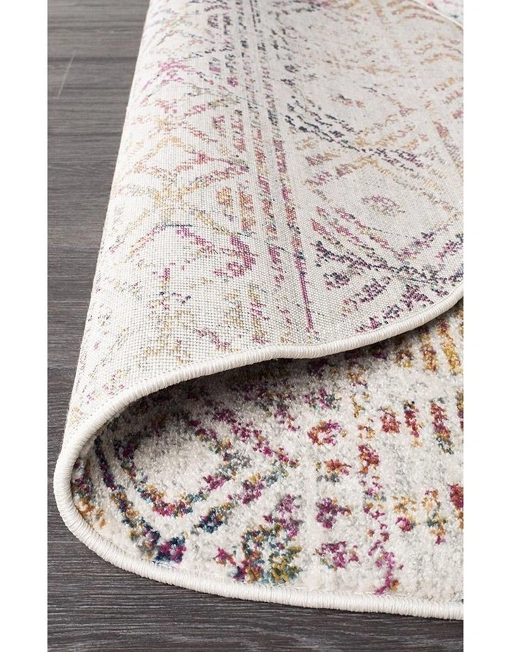 Oasis Ismail Rustic Round Rug in Multi image 4