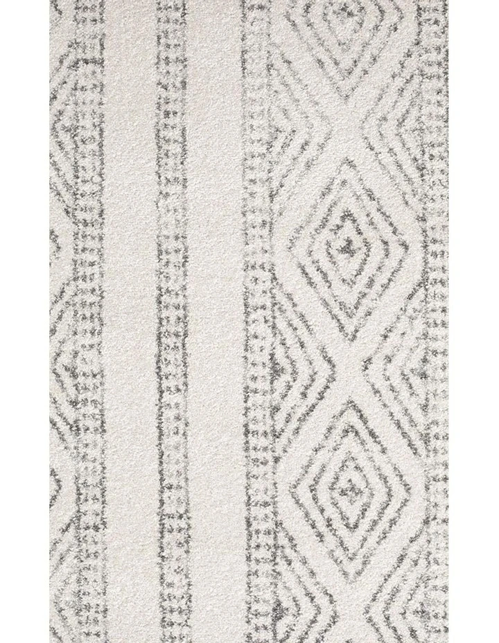 Oasis Salma Tribal Round Rug in Grey image 3