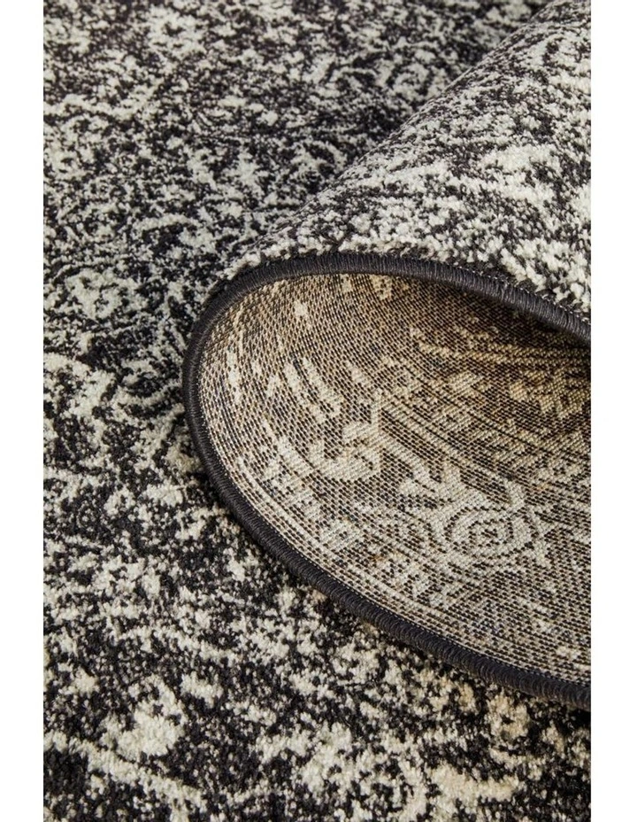 Evoke Scape Charcoal Transitional Runner Rug image 5