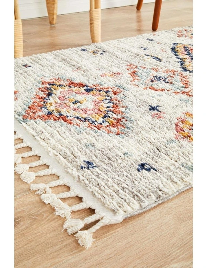 Marrakesh 222 Runner Rug in Silver image 2
