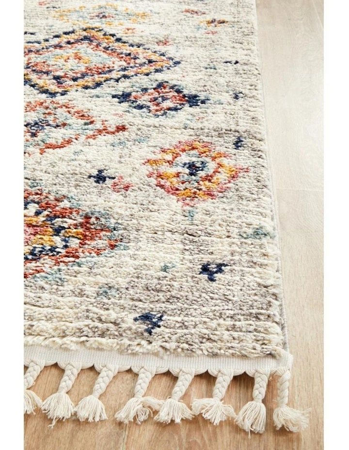 Marrakesh 222 Runner Rug in Silver image 3