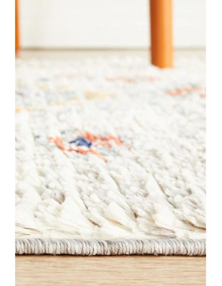 Marrakesh 222 Runner Rug in Silver image 4