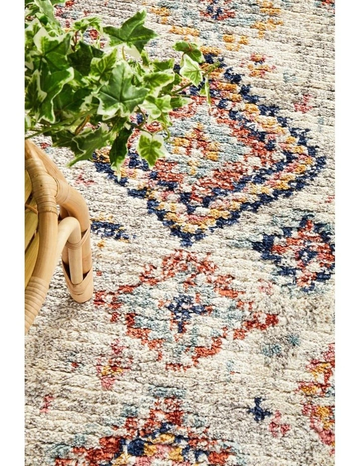 Marrakesh 222 Runner Rug in Silver image 5