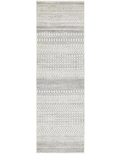 Chrome Harper Silver Runner Rug