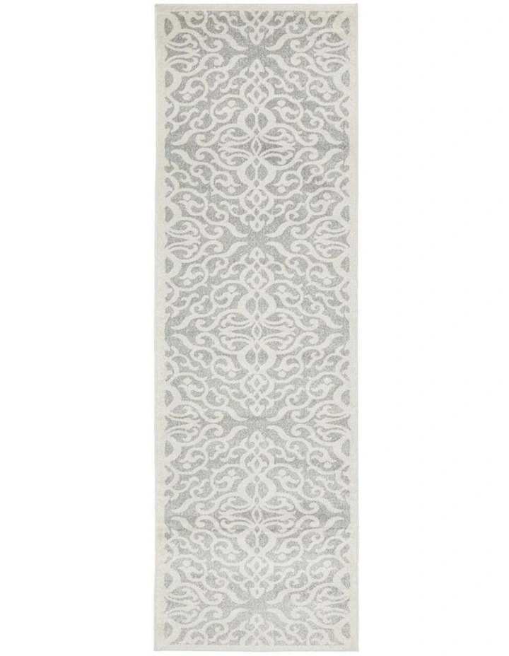 Chrome Lydia Silver Rug image 1
