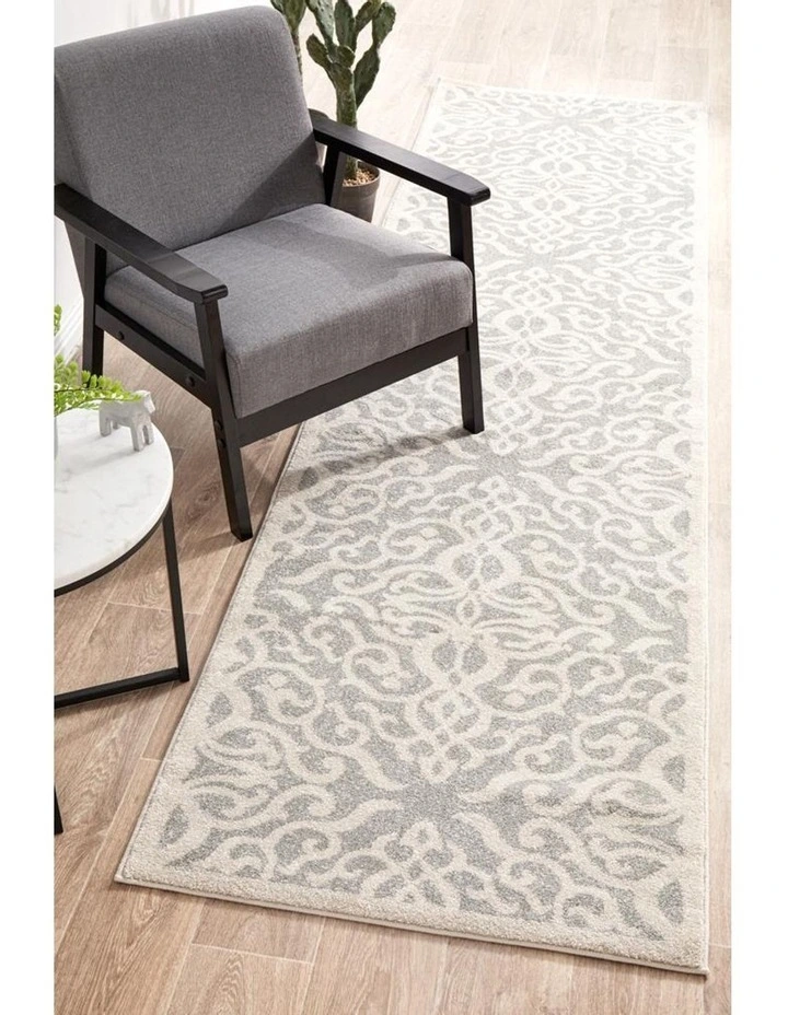 Chrome Lydia Silver Rug image 4