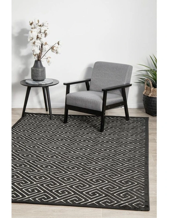 York Alice Black & Gold Rug image 3