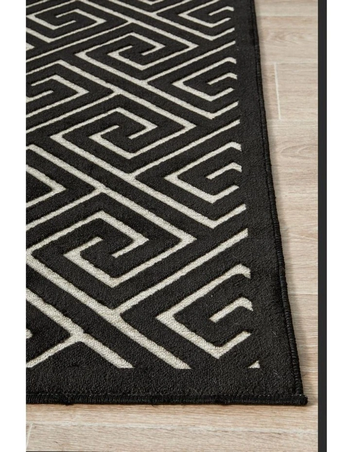 York Alice Black & Gold Rug image 5