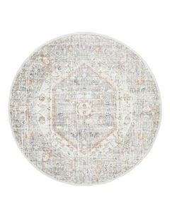 Mayfair Lorissa Silver Round Rug