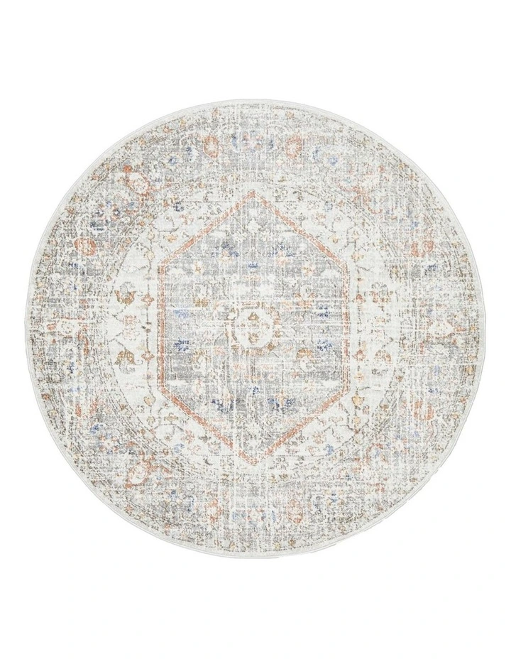 Mayfair Lorissa Silver Round Rug image 1