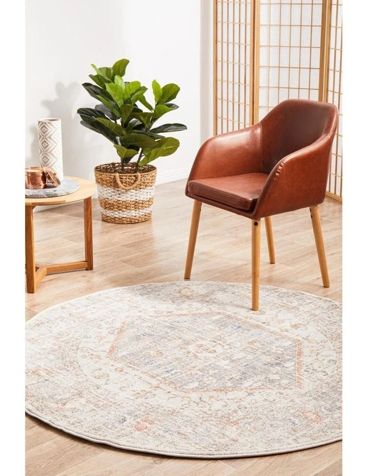 Mayfair Lorissa Silver Round Rug image 2