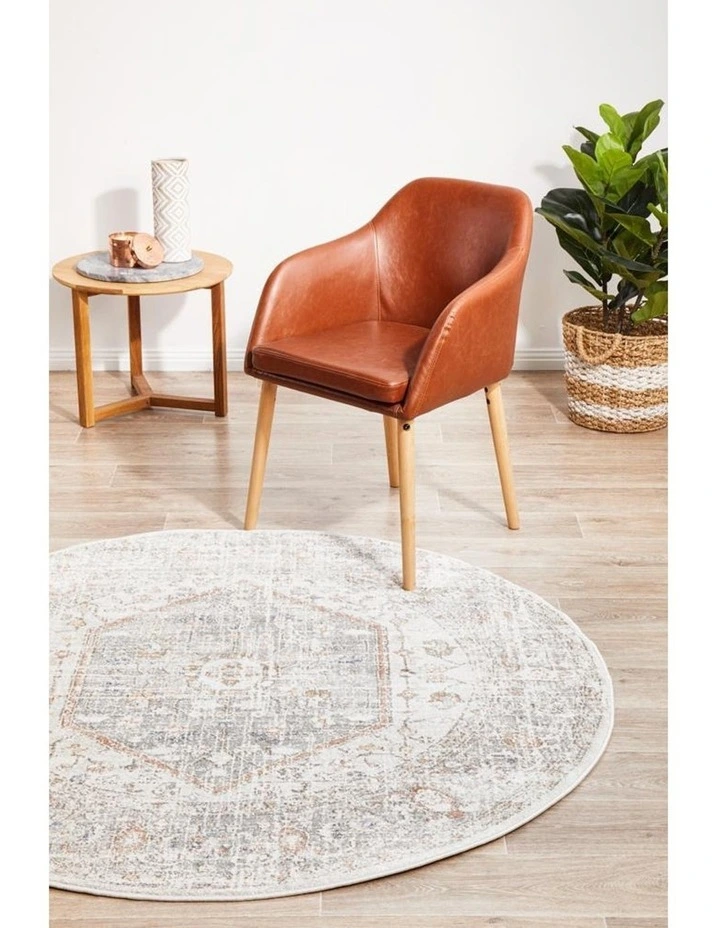 Mayfair Lorissa Silver Round Rug image 3