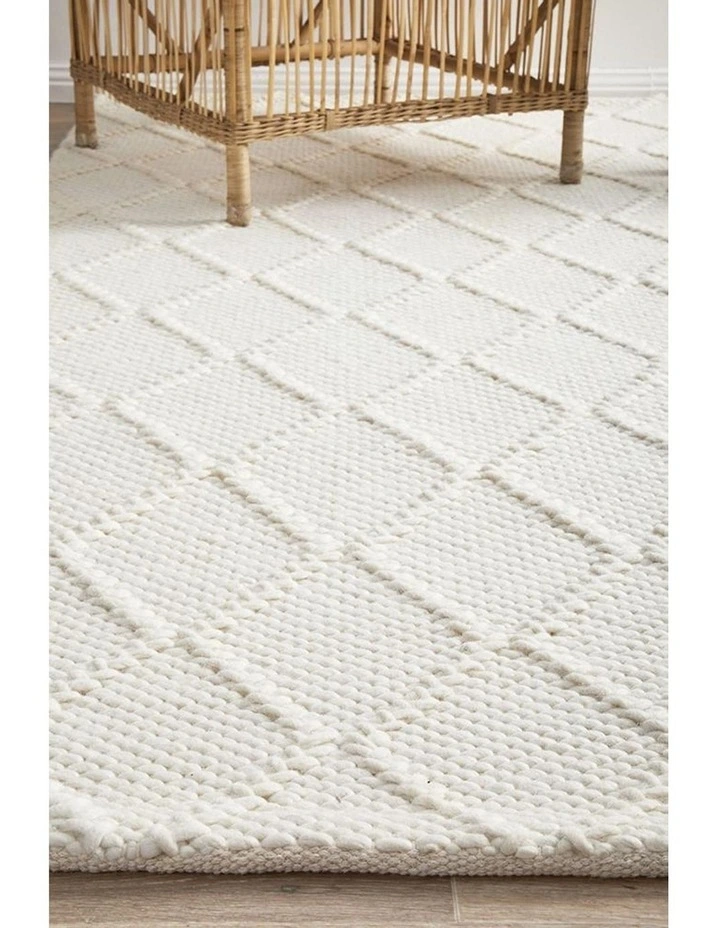 Huxley White Rug image 2