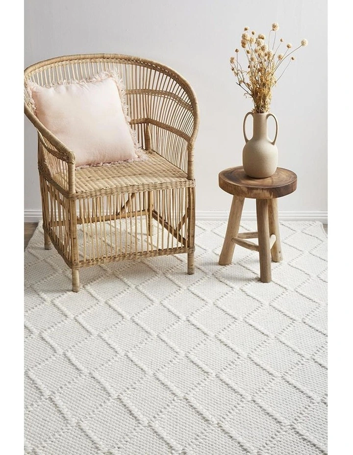 Huxley White Rug image 3