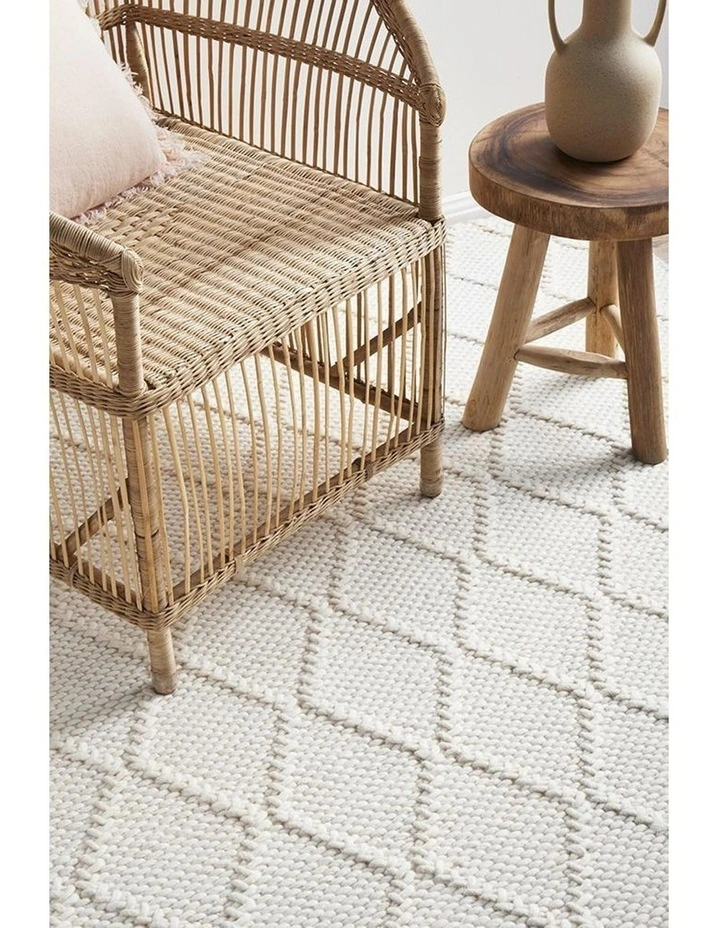 Huxley White Rug image 6