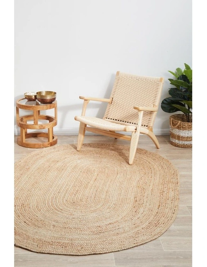 Bondi Natural Oval Rug image 3