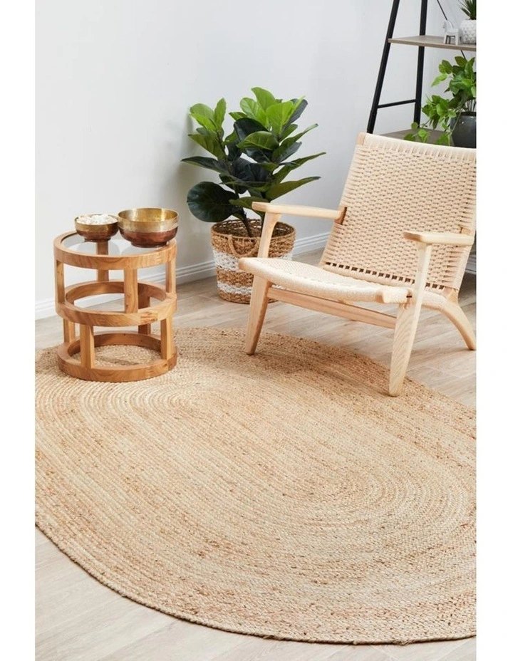 Bondi Natural Oval Rug image 4