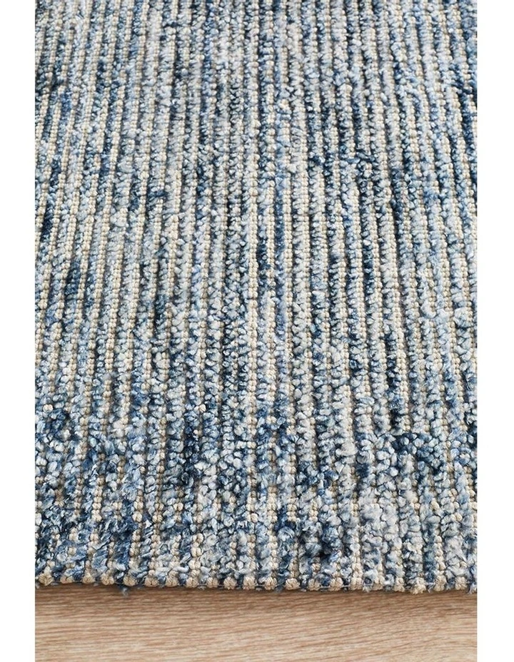 Allure Indigo Cotton Rayon Rug image 5