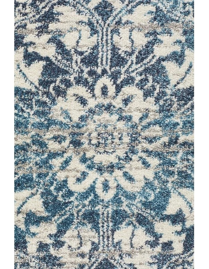 Babylon 207 Blue Round Rug image 6