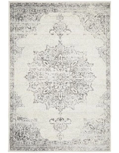 Chrome Rita Rug in Silver