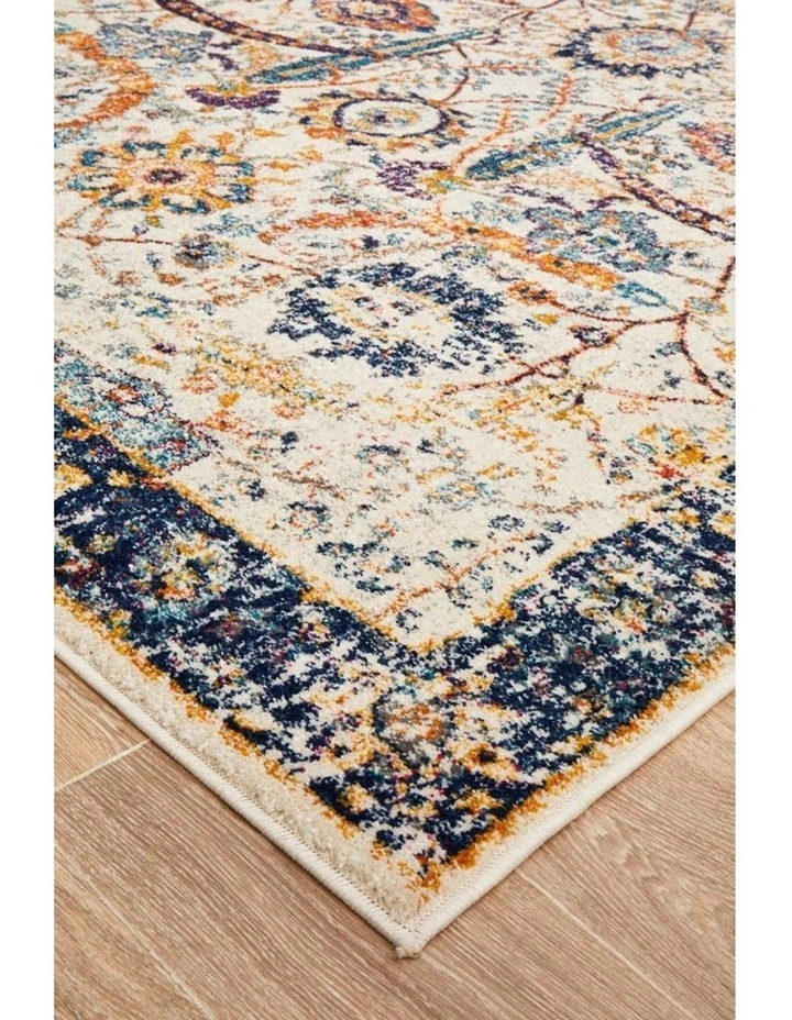 Evoke Peacock Ivory Transitional Rug image 5