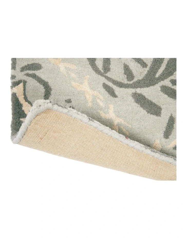 Morris & Co Pure Trellis 029104 Rug Grey image 2