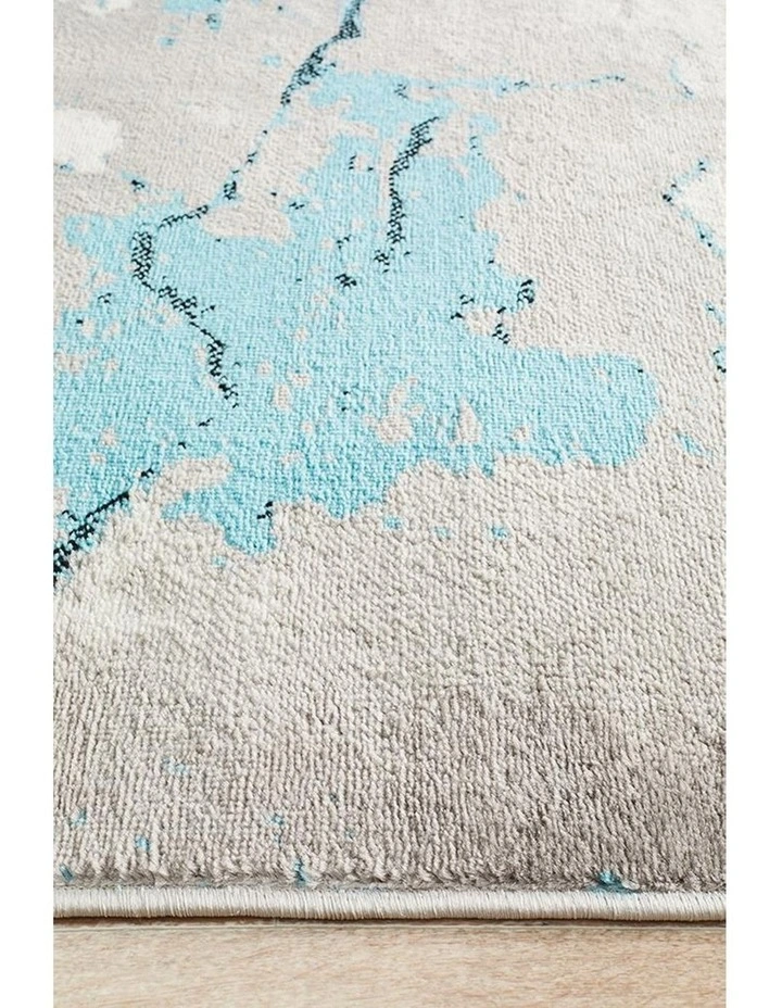 Zoey Contemporary Rug Blue Grey image 5
