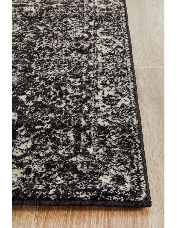 Evoke Estella Charcoal Transitional Runner Rug image 6