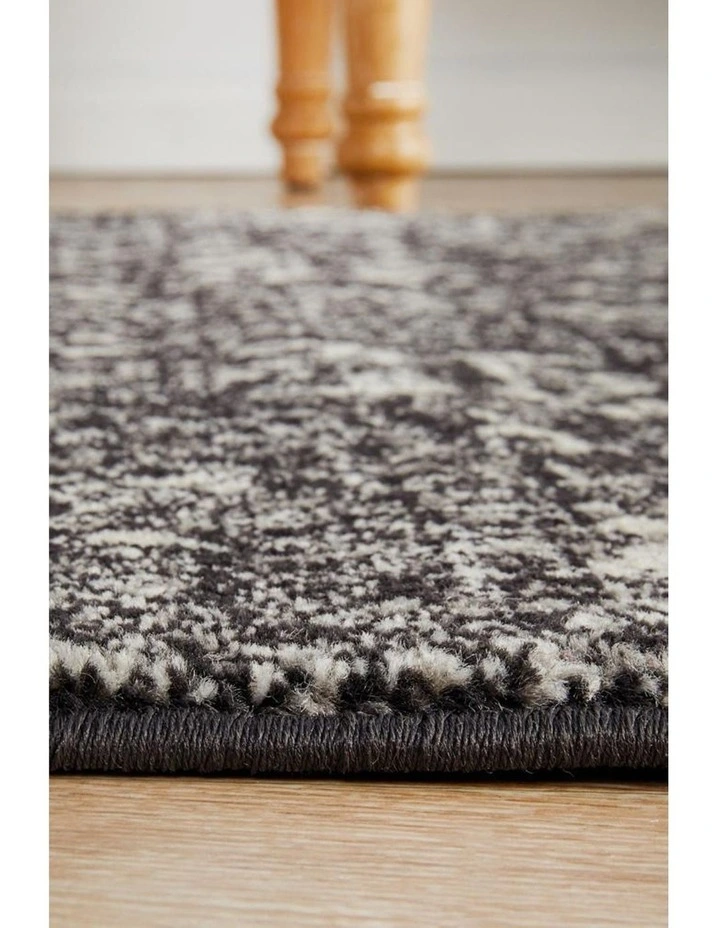 Evoke Estella Charcoal Transitional Runner Rug image 7