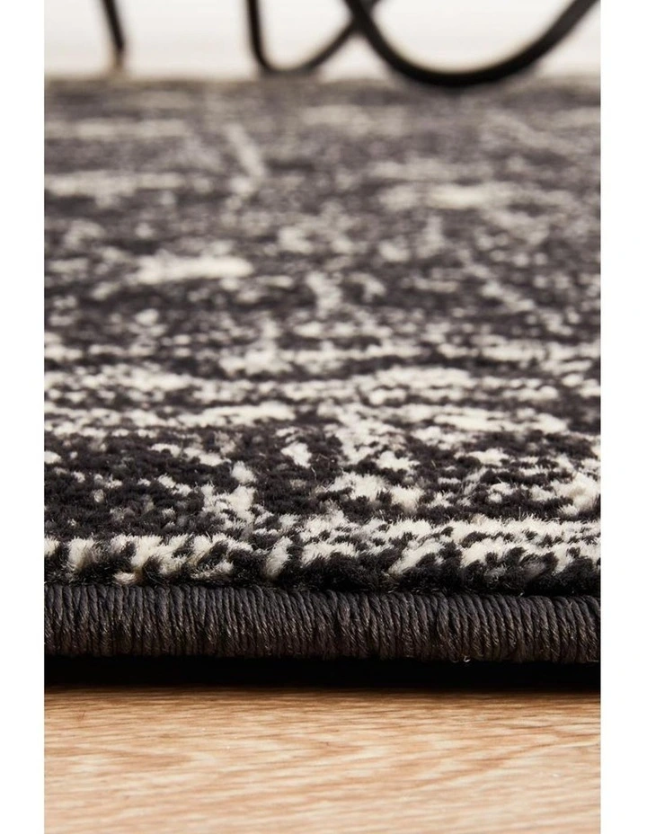 Evoke Estella Charcoal Transitional Round Rug image 7